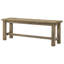 Banc de salle à manger en bois massif Cardova 51 pouces Chêne vignoble