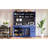 Maturi Wooden Buffet with Hutch, Drawers & Power Outlet