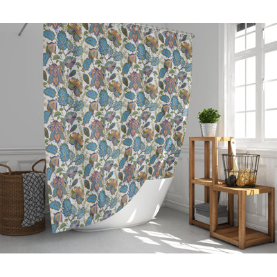 Diavonte Floral Shower Curtain