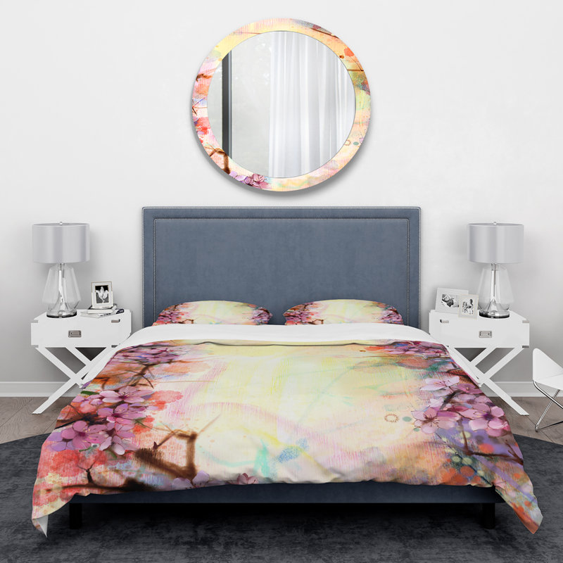 Ensemble de housse de couette traditionnelle, Housse de couette très grand + 2 taies décoratives