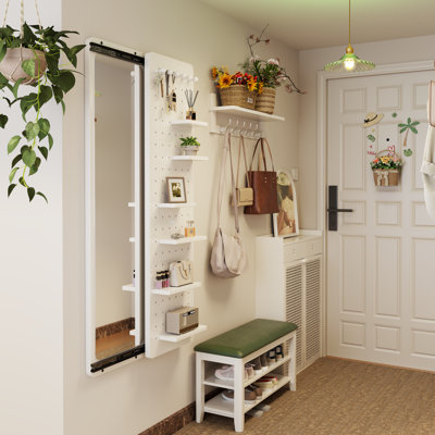 Adryell Wall Mirror with Storage