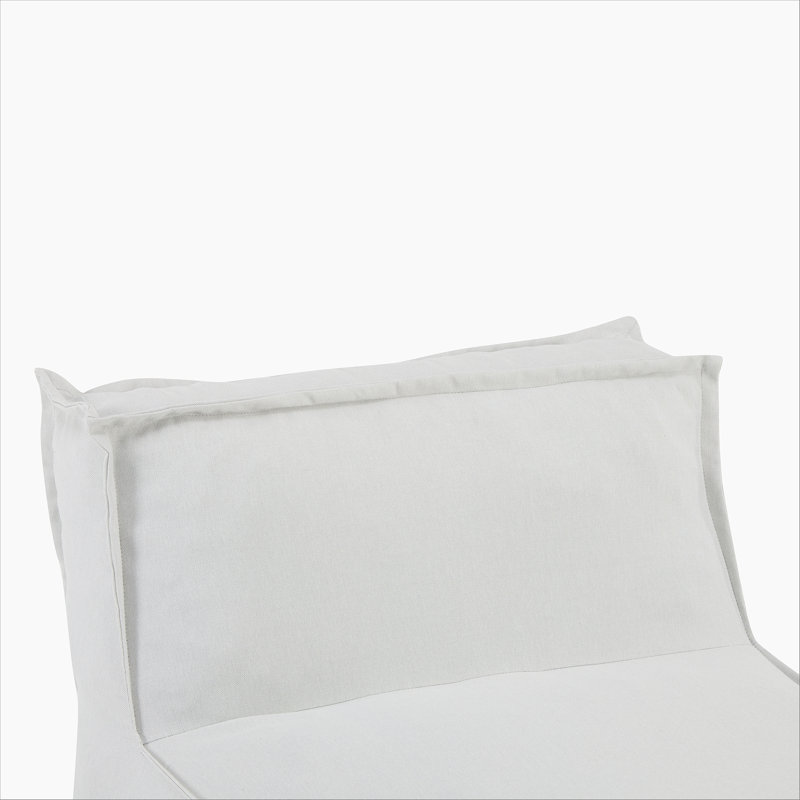 Fauteuil à billes d'extérieur, gris clair, ensemble de 2