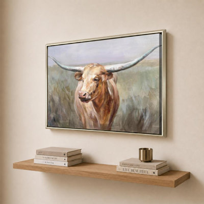 «Big Sky Longhorn» par Danhui Nai, impression sur toile