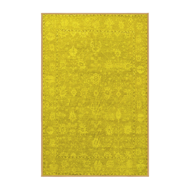 Tapis Mid-Century moderne 262 jaunes