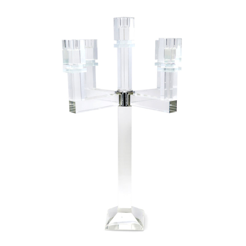 Candélabre en cristal 5 lumières