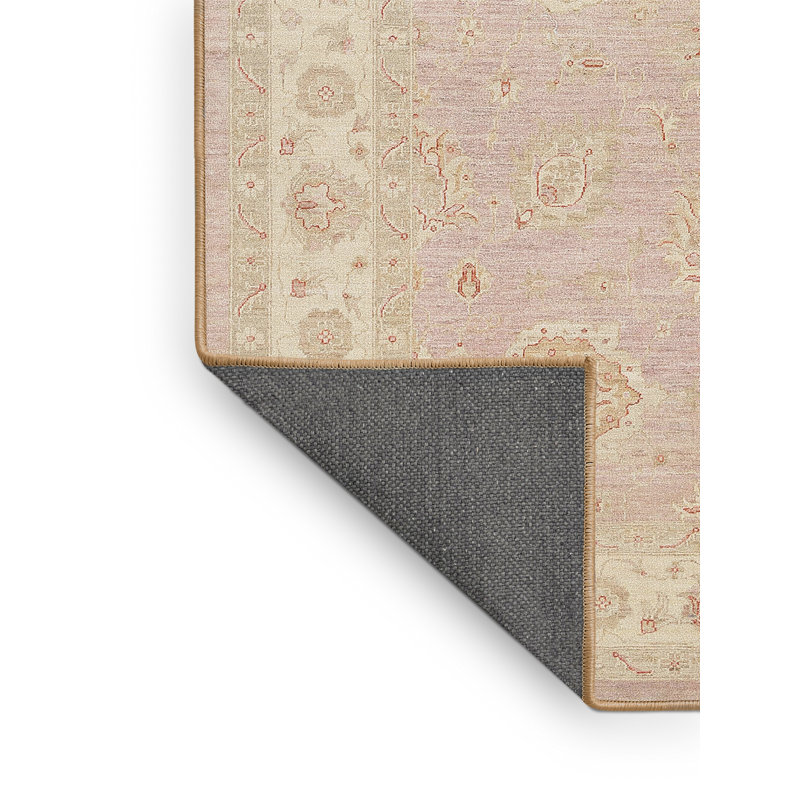 Tapis traditionnel violet / beige Guarascio, Rectangle 2 pi x 3 pi