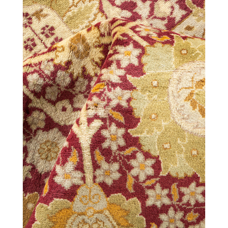 One-of-a-Kind 8' 1" X 10' 1" 2000s Wool Area Rug in Purple