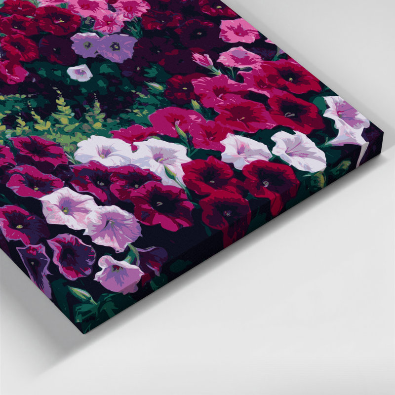 Art mural sur toile Botanical Petunias