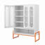 Armoire à chaussures autoportante polyvalente avec des fonctionnalités avancées pour un rangement optimal-1348837787