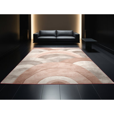 Tapis beige moderne et contemporain lavable à la machine Balbo