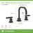 Dia Widespread Bathroom Faucet with Push Pop Drain-87897794