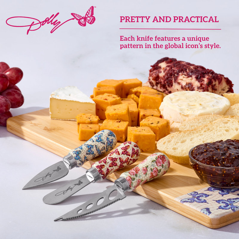 Dolly Parton 3 Piece Cheese Knife Set