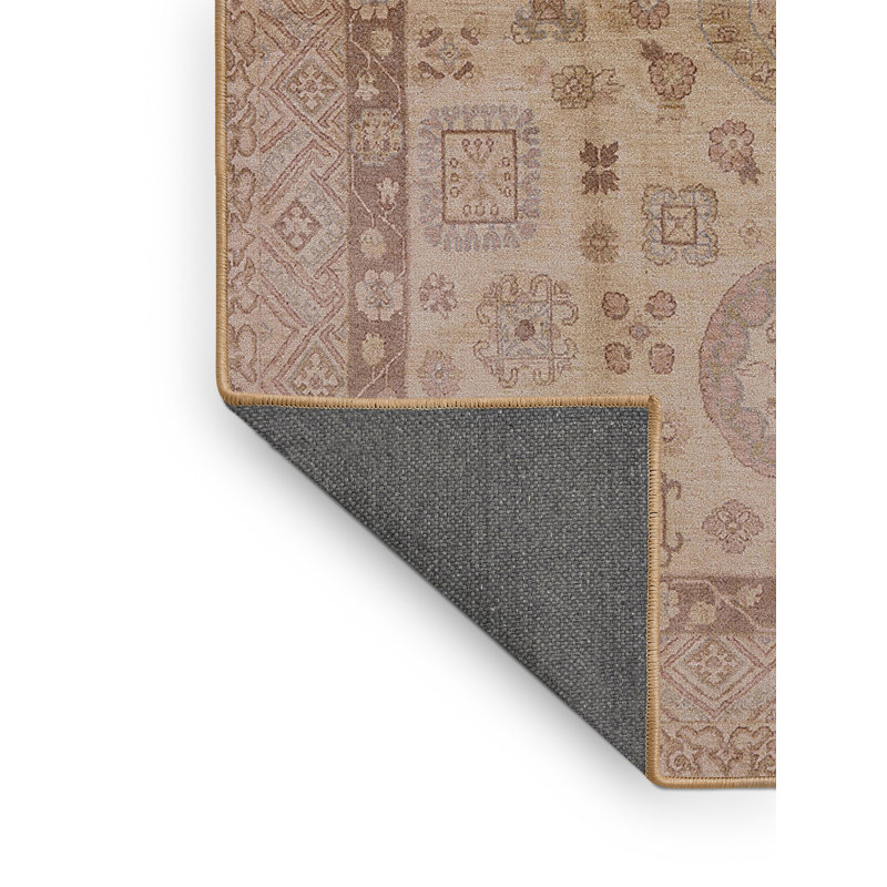 Tapis oriental beige, Tapis de couloir 2 pi x 5 pi