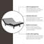Base de lit réglable de 10 pouces avec support mural, port USB, massage, compatible avec les matelas, prises intégrées-1667271178