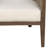 Lily Performance Fabric Upholstered Oak Armchair w/ Rattan Accents
