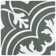 Twenties 8" x 8" Ceramic Patterned Wall and Floor Tile