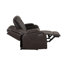 Ensemble de 2 fauteuils inclinables électriques DEL Cecelio en similicuir