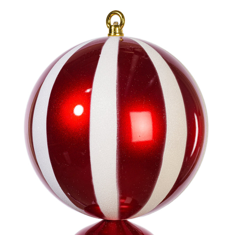 Ornement faîteau de noël peppermint