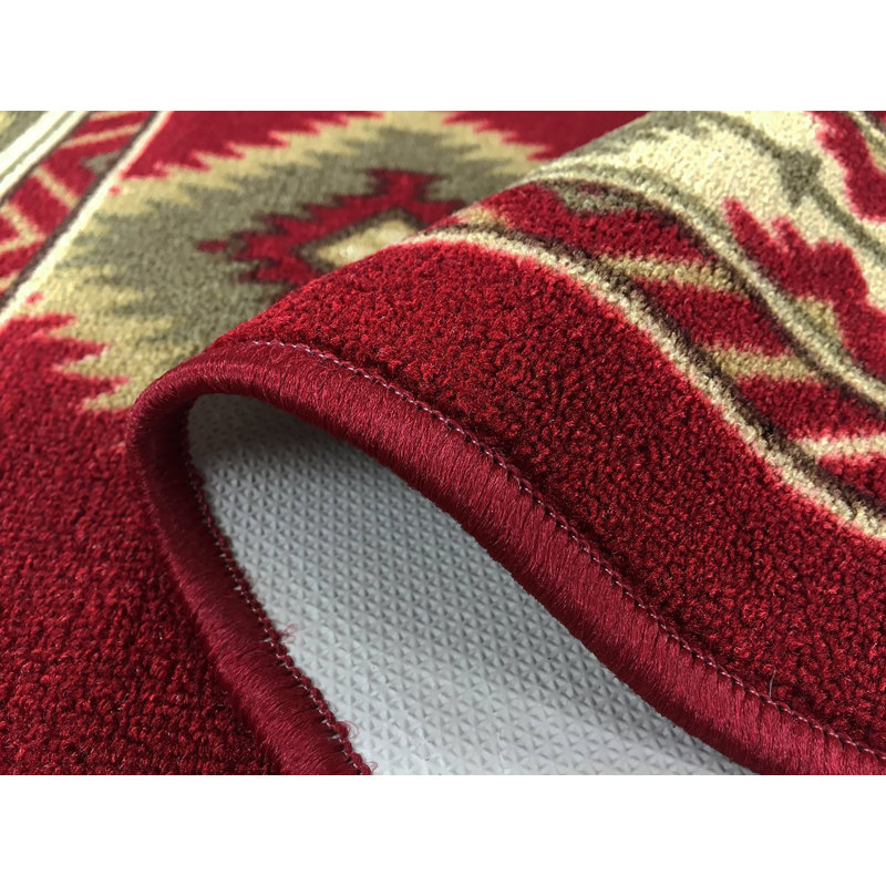 Tapis antidérapant Southwestern Design, Tapis de couloir 1 pi 11 po x 6 pi 11 po