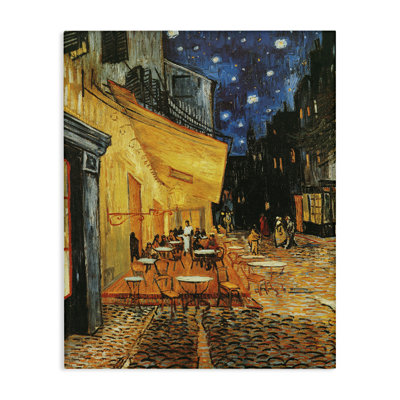 " Cafe Terrace At Night Traditional " by Vincent Van Gogh
