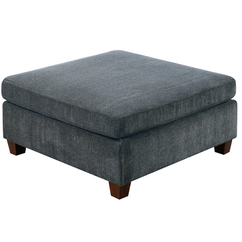 Canapé modulaire en chenille gris moderne de 8 pièces avec dossier rembourré et mousse, coin modulaire 2X de style contemporain, 4 fauteuils sans accoudoirs pour la maison