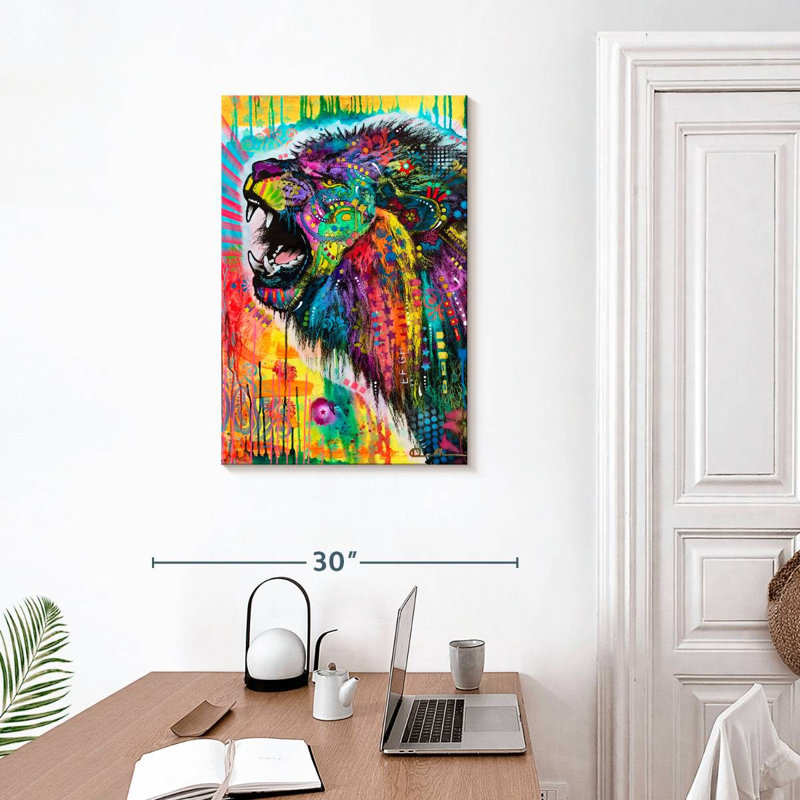 Brampt South African Lion, 30" H x 20" W