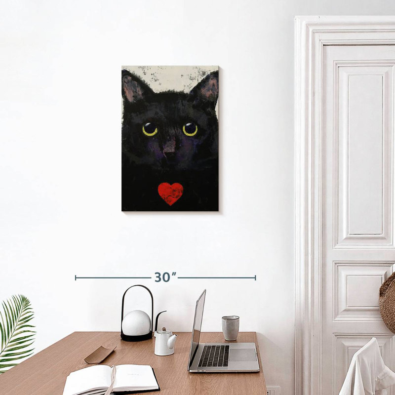 Brampt Love Cat, 24" H x 16" W