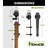 Black Rustic Arrow Design Non-Bypass Single Track One Door Hardware Kit-33311656