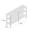 Ciela 48.5'' Glass Top Console Table