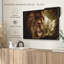 Animal "Art mural lion orageux"-101779990