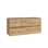 Flora 46.4" Wall Mounted Double Bathroom Vanity Base Only