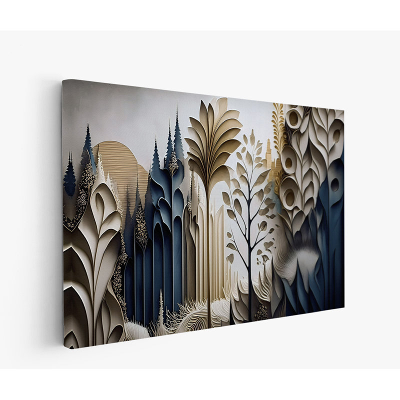 Paper Forest, 20" H x 30" W