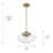Ingalls 1-Light Dimmable Schoolhouse Pendant-1994476706-1994476707