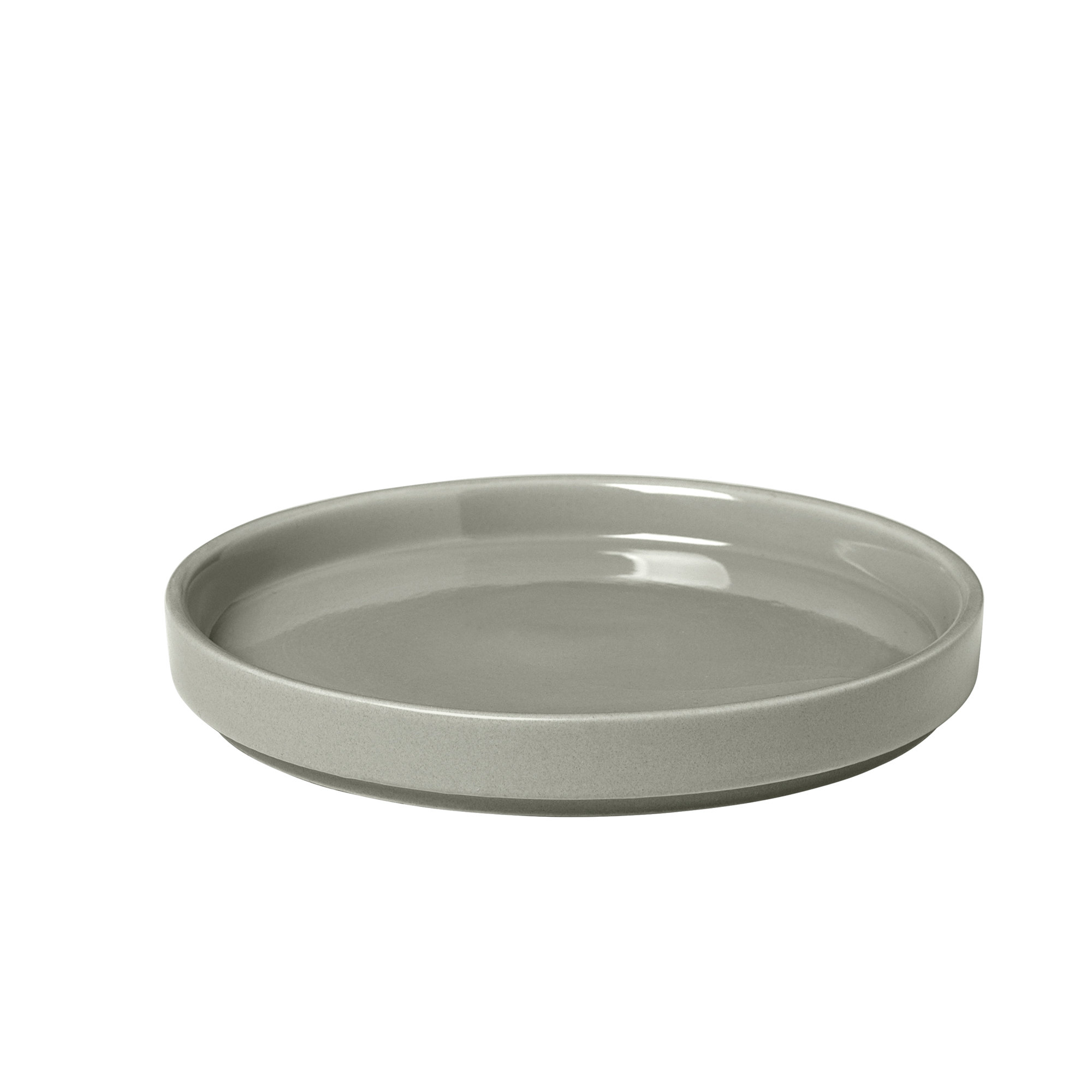 PILAR Stoneware 5.51" Bread and Butter Plate, Mirage/Gray