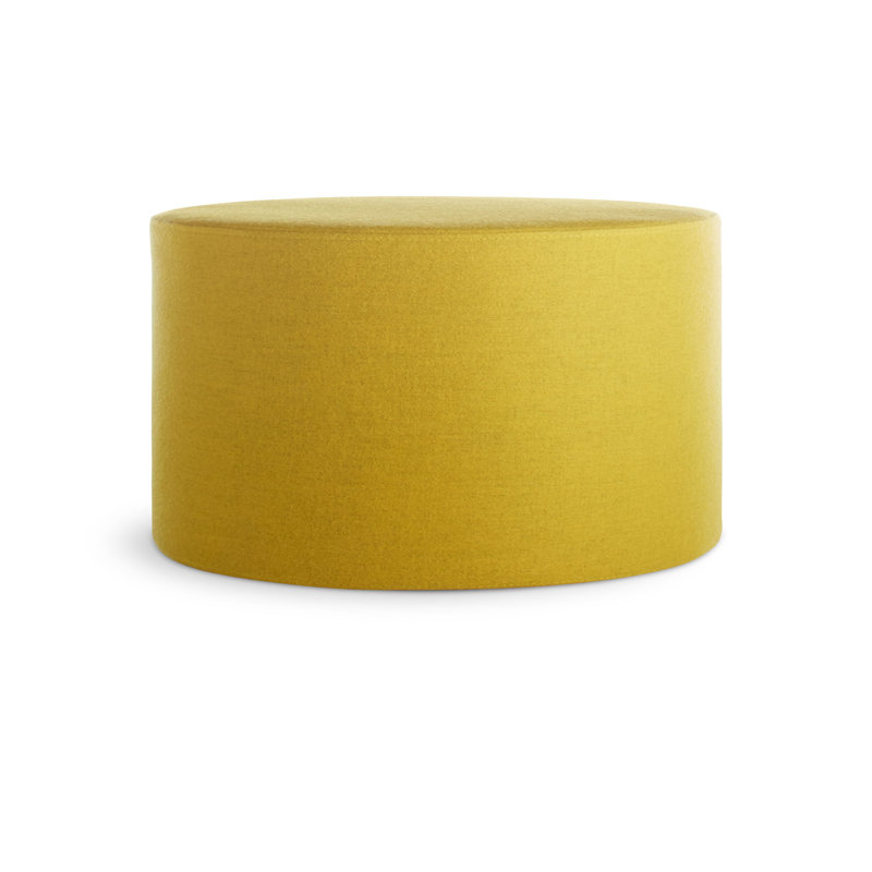 Bumper Upholstered Ottoman, Vesper Citron