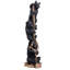 Statue d'ours noir debout