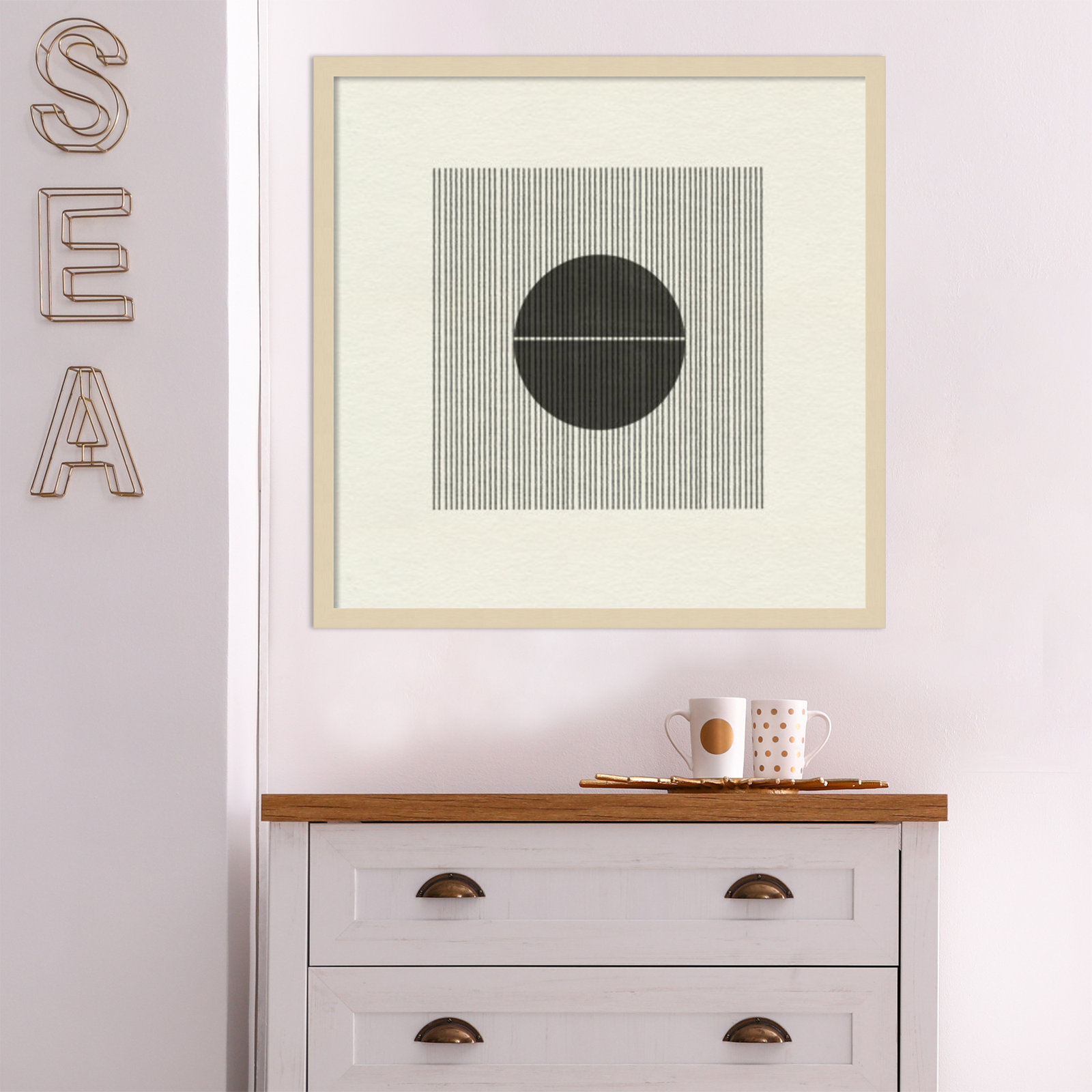 Paper Object No 5 by The Miuus Studio, 25" H x 25" W x 1" D, Brown