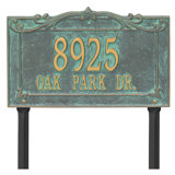 Signature Series 2-Line Lawn Address Sign