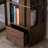 Retro style home storage bookcase