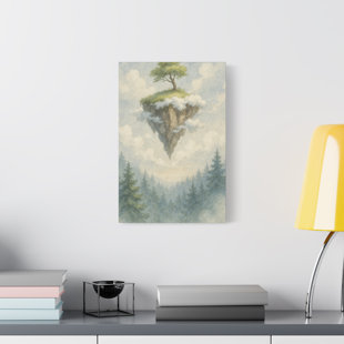 Aaroon Single Picture Frame Print on Canvas