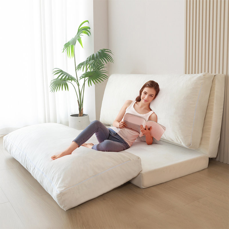 Matelas de futon, Lit double, Blanc