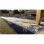 Tapis noué à motif floral antique
