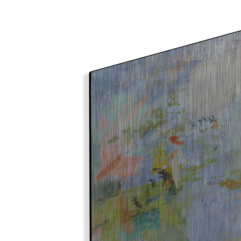 Ivy Bronx «Spring Folly» par Suzanne Nicoll, art mural en métal, H 12 po x l 12 po