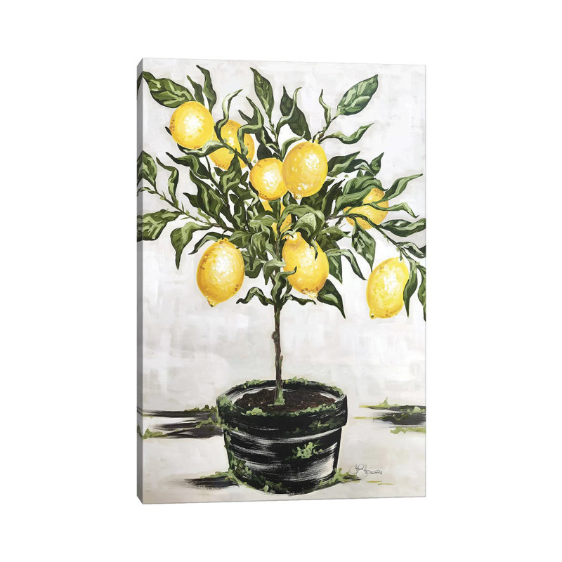 Lemon Tree - Wrapped Canvas Print, 66.04 cm H x 45.72 cm W x 3.175 cm D