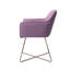 Bartly 123.19cm H Polyester Upholstered Metal Armchair-947164688-947164697