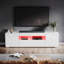 Caelainn High Gloss TV Stand & TV Cabinet, 1 Flip Door, 2 Side Doors, RGB Remote, 15W, Fits 60" TV-816714308-855289539
