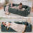 3-seater Boneless Convertible Folding Sofa Bed With Storage Pocket & Modular Design-252026208