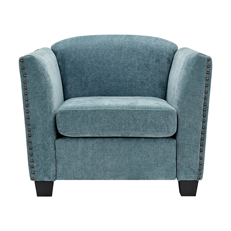 Tilford Upholstered Accent Chair, Teal