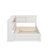 Full Size Wood Daybed With Shelves, LED And Trundle-21673911