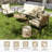 Outdoor Wicker Sofa Seating Group-258582117